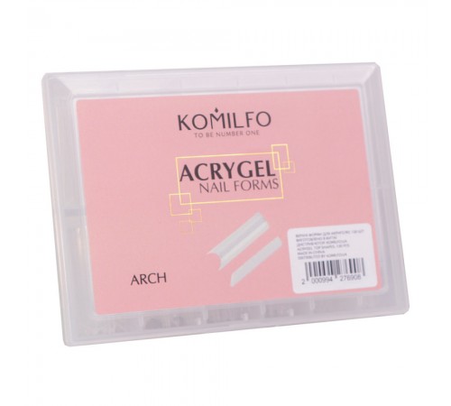 Форми верхні для нарощування нігтів KOMILFO Acry Gel 120 шт (Arch (арочні)) Форми верхні для нарощування нігтів KOMILFO Acry Gel 120 шт (Arch (арочні))