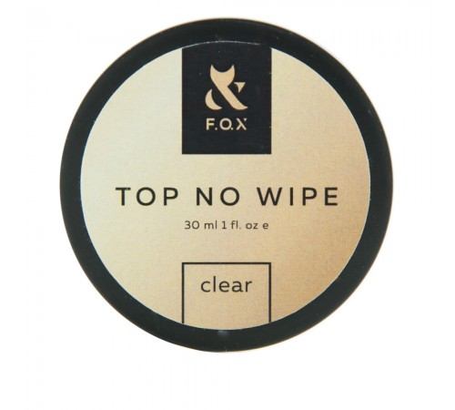 Топ для гель-лаку FOX Top No Wipe Clear (банку) 30 мл Топ для гель-лаку FOX Top No Wipe Clear (банку) 30 мл