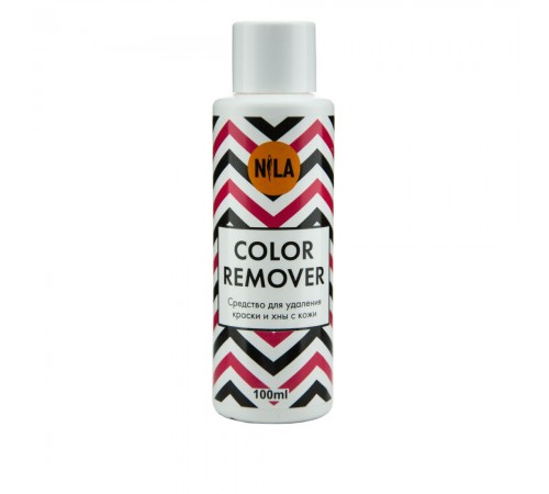 Ремувер для видалення фарби та хни зі шкіри Nila COLOR Remover 100 мл Ремувер для видалення фарби та хни зі шкіри Nila COLOR Remover 100 мл