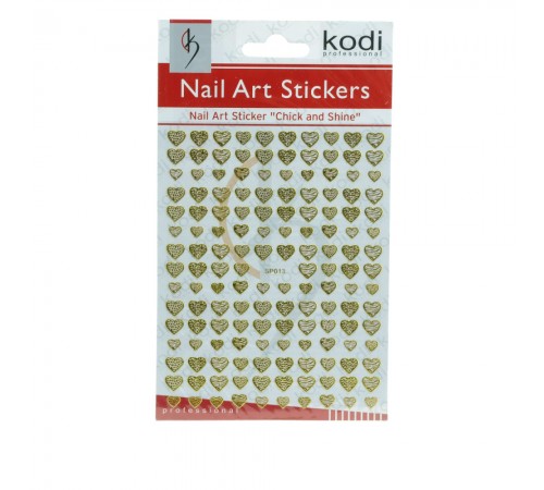 Наклейки для нігтів KODI Nail Art Stickers Gold 013SP Наклейки для нігтів KODI Nail Art Stickers Gold 013SP