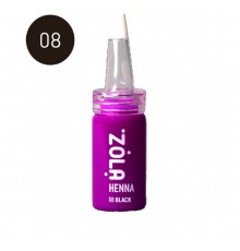 Хна Zola професійна для брів 5 гр (08 Black)