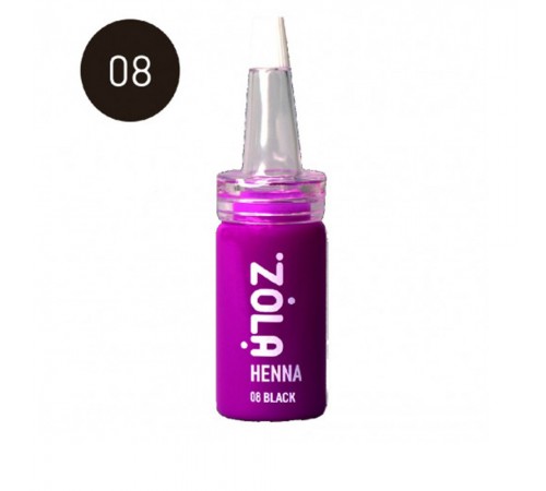 Хна Zola професійна для брів 5 гр (08 Black) Хна Zola професійна для брів 5 гр (08 Black)