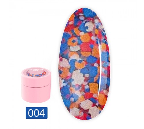 Блискітки для нігтів LunaMoon Geometric Gel 5 мл (04) Блискітки для нігтів LunaMoon Geometric Gel 5 мл (04)
