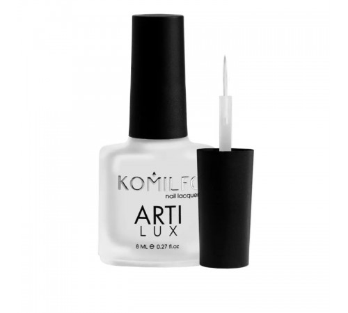 Лак KOMILFO ArtiLux 8 мл (001 (з тонким пензлем)) Лак KOMILFO ArtiLux 8 мл (001 (з тонким пензлем))