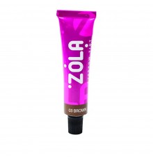 Фарба для брів з колагеном Zola Tint With Collagen 15 мл (03 Brown)
