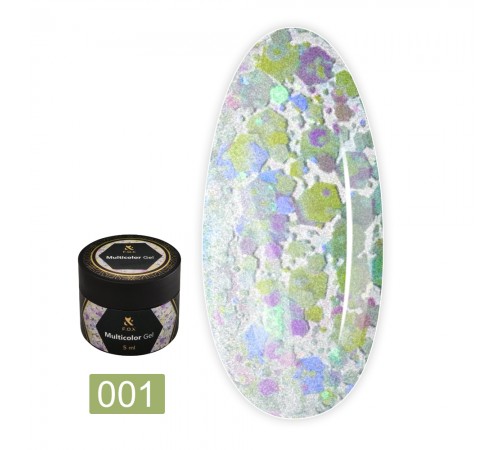 Гель FOX Glow Multicolor Gel 5 мл (001) Гель FOX Glow Multicolor Gel 5 мл (001)