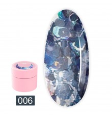 Блискітки для нігтів LunaMoon Unicorn Gel 5 мл (06)