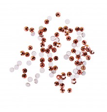 Стрази KOMILFO розмір 3 100 штуп (Rose Gold)