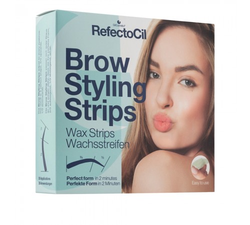 Смужки воскові для брів RefectoCil Brow Styling 2 шт Смужки воскові для брів RefectoCil Brow Styling 2 шт
