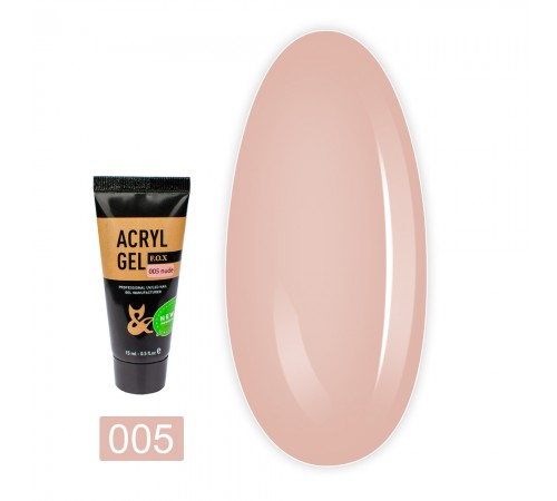 Гель Acryl gel FOX New Formula 15 мл (005) Гель Acryl gel FOX New Formula 15 мл (005)