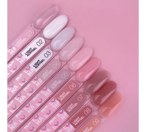 Гель рідкий LunaMoon Light Acrygel 13 мл (01) Гель рідкий LunaMoon Light Acrygel 13 мл (01)