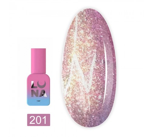 Гель-лак LunaMoon Color 13 мл (201) Гель-лак LunaMoon Color 13 мл (201)