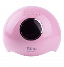 Лампа SUN LED/UV гібрид STAR 6 з дисплеєм Pink 24 Вт