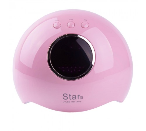Лампа SUN LED/UV гібрид STAR 6 з дисплеєм Pink 24 Вт Лампа SUN LED/UV гібрид STAR 6 з дисплеєм Pink 24 Вт