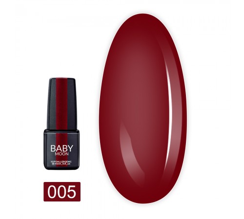 Гель-лак Baby Moon Burgundy 6 мл (005) Гель-лак Baby Moon Burgundy 6 мл (005)
