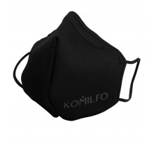Маска багаторазова KOMILFO (Чорна)