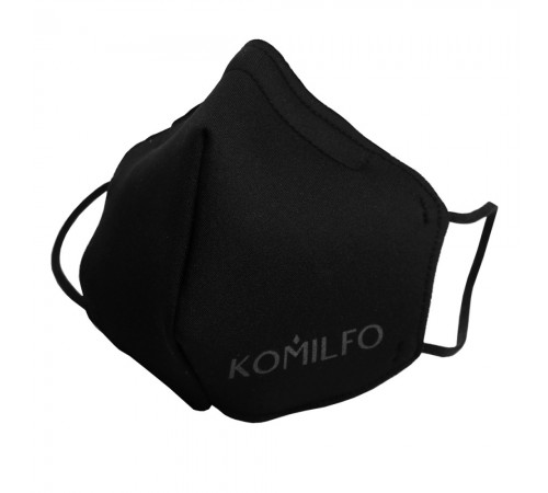 Маска багаторазова KOMILFO (Чорна) Маска багаторазова KOMILFO (Чорна)
