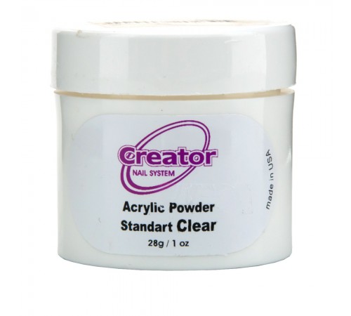 Пудра акрилова Creator Standard Clear 28 г Пудра акрилова Creator Standard Clear 28 г