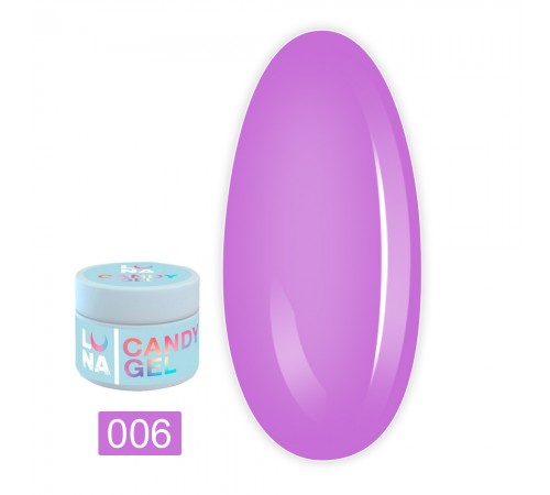 Гель для нарощування LunaMoon Candy Gel 15 мл (06) Гель для нарощування LunaMoon Candy Gel 15 мл (06)