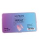 Форми KOMILFO SoFast мякі для швидкого нарощування нігтів 300 шт (Nude Almond)