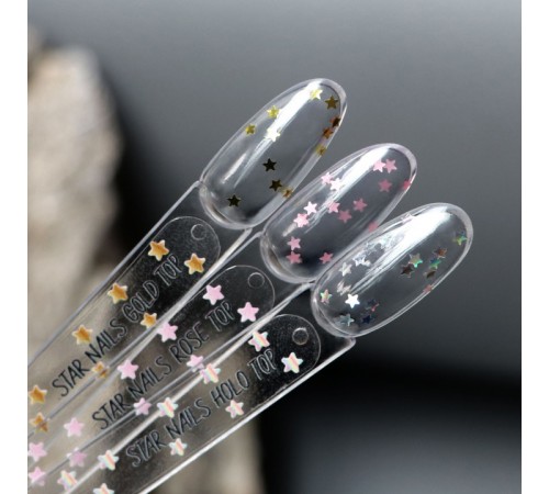 Топ KOMILFO No Wipe Star Nails 8 мл (Holo) Топ KOMILFO No Wipe Star Nails 8 мл (Holo)