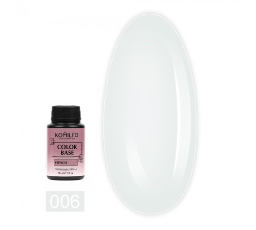 База KOMILFO Color Base 30 мл (барильце) (006 French) База KOMILFO Color Base 30 мл (барильце) (006 French)