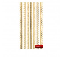 Наклейки для нігтів KODI Nail Art Stickers Gold 020FL