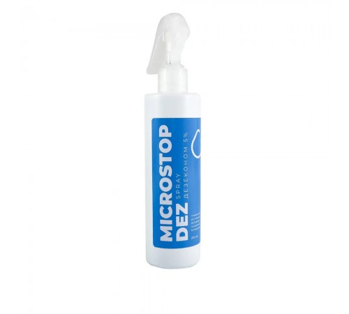 Засіб для дезінфекції Microstop Dez Spray Дезеконом 5% 250 мл Засіб для дезінфекції Microstop Dez Spray Дезеконом 5% 250 мл