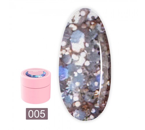 Блискітки для нігтів LunaMoon Unicorn Gel 5 мл (05) Блискітки для нігтів LunaMoon Unicorn Gel 5 мл (05)