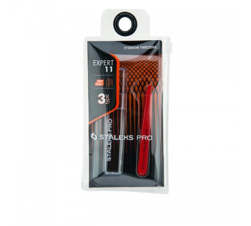 Пінцет для брів STALEKS EXPERT 11 TYPE 3 TE-11/3 Пінцет для брів STALEKS EXPERT 11 TYPE 3 TE-11/3