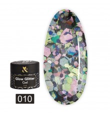Гель FOX Glow Glitter Gel 5 мл (010)