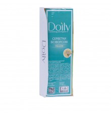 Серветки Doily безворсові у коробці 4.5*6.5 см 425 шт в уп (Жовтий)