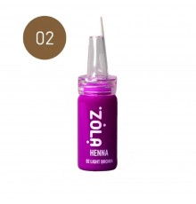 Хна Zola для брів професійна 10 гр (02 Light brown)