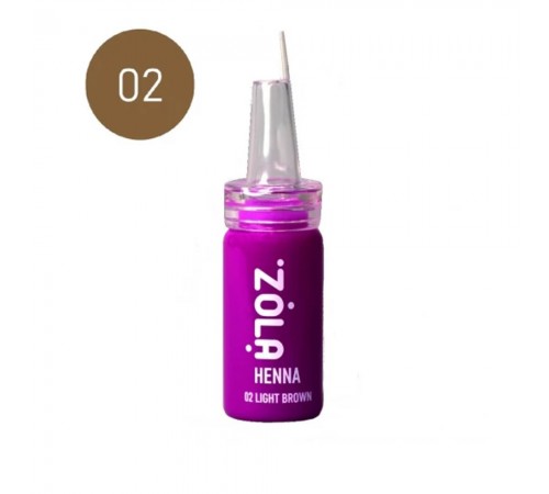 Хна Zola для брів професійна 10 гр (02 Light brown) Хна Zola для брів професійна 10 гр (02 Light brown)