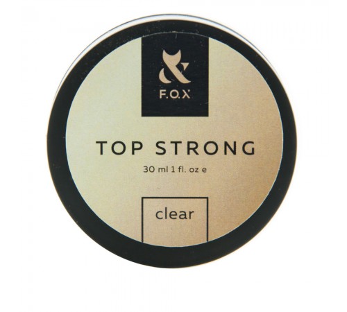 Топ для гель-лаку FOX Top Strong Clear (банку) 30 мл Топ для гель-лаку FOX Top Strong Clear (банку) 30 мл