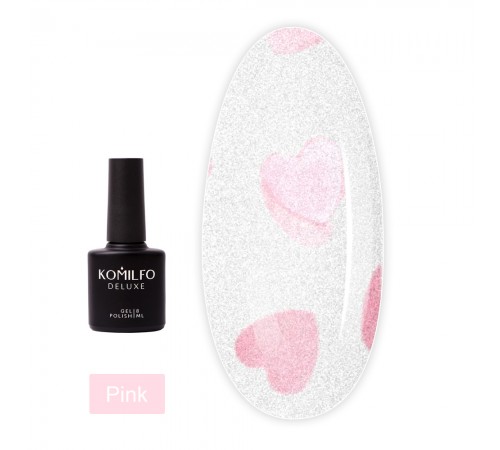 Топ KOMILFO No Wipe Lamour 8 мл (Pink) Топ KOMILFO No Wipe Lamour 8 мл (Pink)
