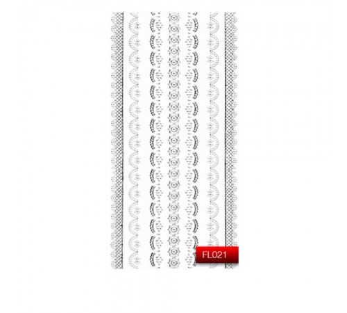 Наклейки для нігтів KODI Nail Art Stickers Silver 021FL Наклейки для нігтів KODI Nail Art Stickers Silver 021FL