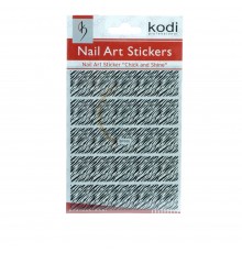 Наклейки для нігтів KODI Nail Art Stickers Black 008SP
