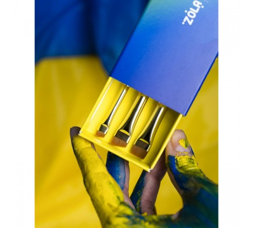Набір пензлів для фарбування брів Zola Brow Brushes Ukraainian Edition Набір пензлів для фарбування брів Zola Brow Brushes Ukraainian Edition