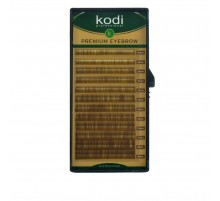 Брови KODI Straight Curl Натурально-коричневі 12 рядів (0,10 4-8 мм)