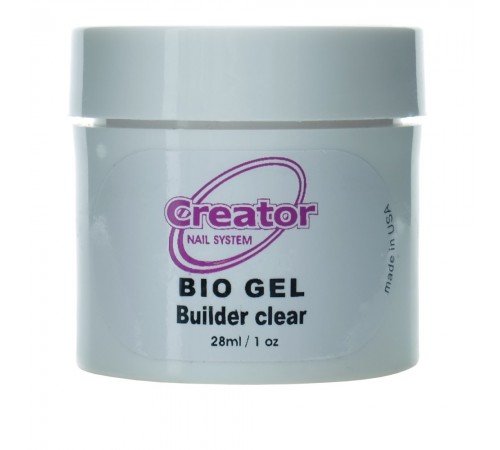 Гель біо Creator BIO UV GEL BULDER CLEAR 28 мл Гель біо Creator BIO UV GEL BULDER CLEAR 28 мл