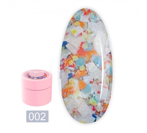 Блискітки для нігтів LunaMoon Geometric Gel 5 мл (02) Блискітки для нігтів LunaMoon Geometric Gel 5 мл (02)