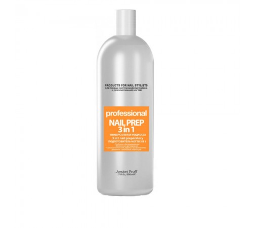 Рідина для підготовки нігтя Jerden Proff Nail Prep 3 в1 500 мл Рідина для підготовки нігтя Jerden Proff Nail Prep 3 в1 500 мл