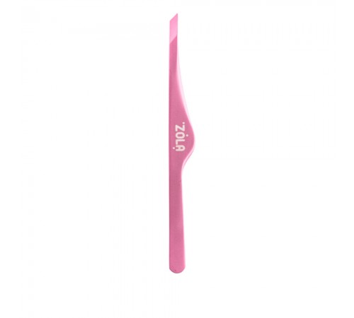 Пінцет професійний для брів Light Pink (скошень) Пінцет професійний для брів Light Pink (скошень)