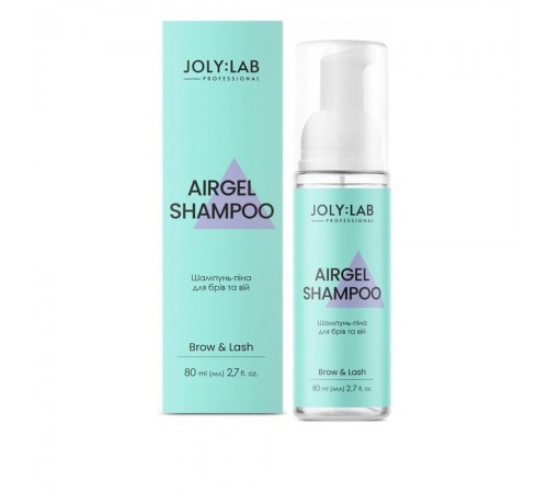 Шампунь-піна для брів та вій Joly:Lab Airgel Shampoo 80 мл Шампунь-піна для брів та вій Joly:Lab Airgel Shampoo 80 мл