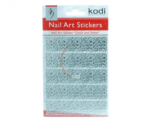 Наклейки для нігтів KODI Nail Art Stickers Silver 003BP Наклейки для нігтів KODI Nail Art Stickers Silver 003BP