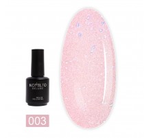 База KOMILFO KC Glitter Rubber French Base 15 мл (003)