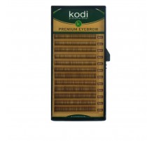 Брови KODI Natural Curl Натурально-коричневі 12 ліній (0,10 6-7 мм)