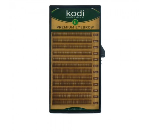 Брови KODI Natural Curl Натурально-коричневі 12 ліній (0,10 6-7 мм) Брови KODI Natural Curl Натурально-коричневі 12 ліній (0,10 6-7 мм)