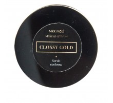 Скраб для брів Nikkmole GLOSSY GOLD 10 г